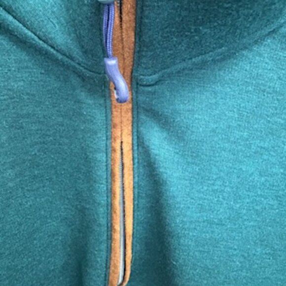 Onward Reserve Performance Men's Green 1/4-Zip Sweater M - Picture 7 of 8